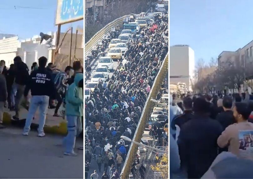 תחת אש חיה: מפגינים פרצו למרכז הפיקוד ובניין המושל באיראן