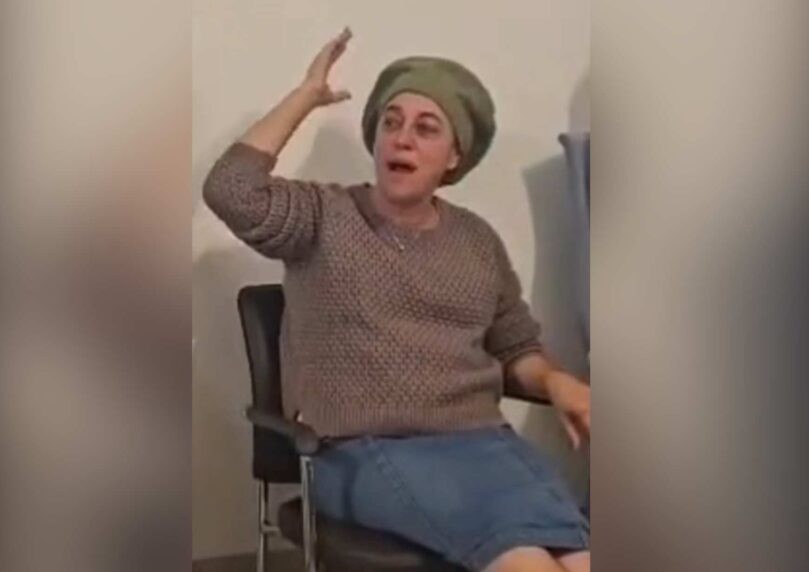 צפו: אלמנתו של איתן אורבך בנאום מרגש על אנשי החוות ביו"ש