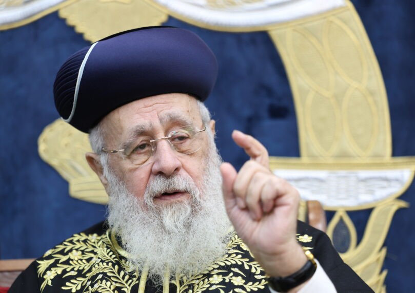הראש"ל: "הייתי האחרון ללחוץ את ידו של הבבא סאלי"