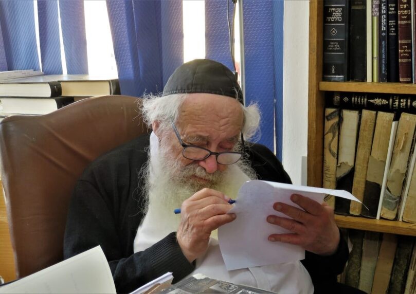 אסיר עולם התורה קיבל איגרת מהגר"א נבנצל