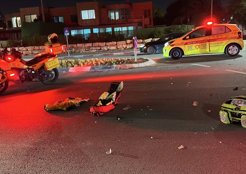 אישה נפצעה באורח קשה בתאונת דרכים סמוך לאשקלון