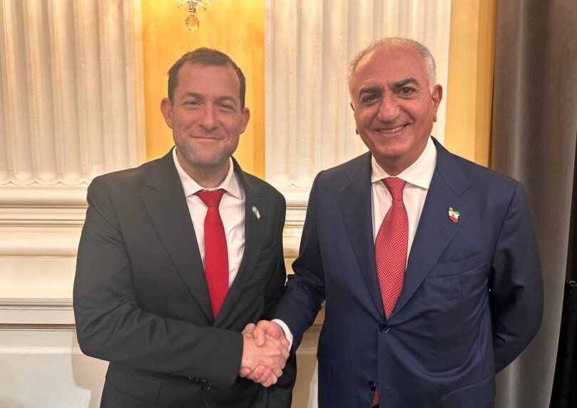 יוצא דופן: ראש המועצה הישראלי נפגש עם נסיך הכתר האיראני