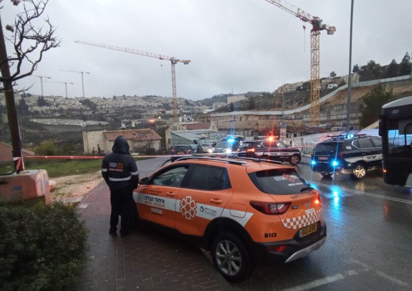 גבר נפצע באורח אנוש באירוע אלימות בירושלים
