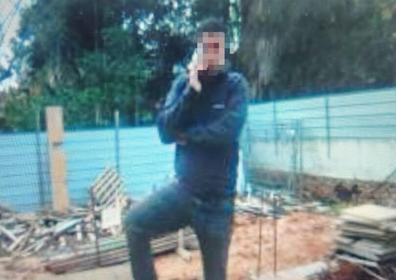 כוחות משטרה עצרו שוהה בלתי חוקי סמוך לביתו של הרמטכ"ל