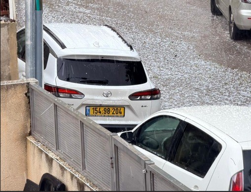 לא רמת הגולן: זו העיר שנצבעה לבן במהלך השבת | צפו
