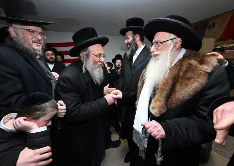 ליקווד לבשה חג: הביקור ההיסטורי של האדמו"ר מצאנז