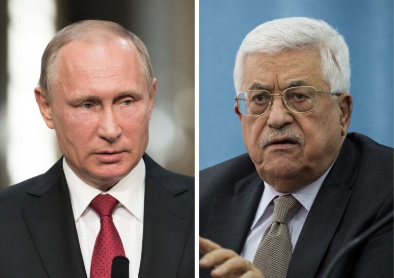 דובר הקרמלין הודיע: פוטין ייפגש מחר עם אבו-מאזן