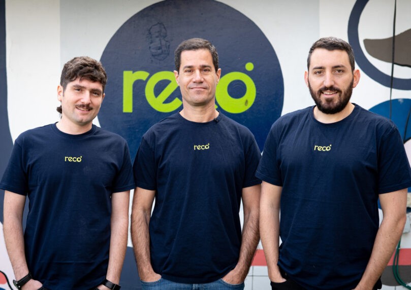 מייסדי Reco. משמאל: גל נקש, עופר קליין וטל שפירא. צילום:  רון פייביש