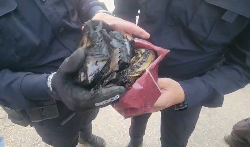 תפילין שהיו באופנוע שהוצת בבני ברק נשרפו כליל | צפו בתיעוד