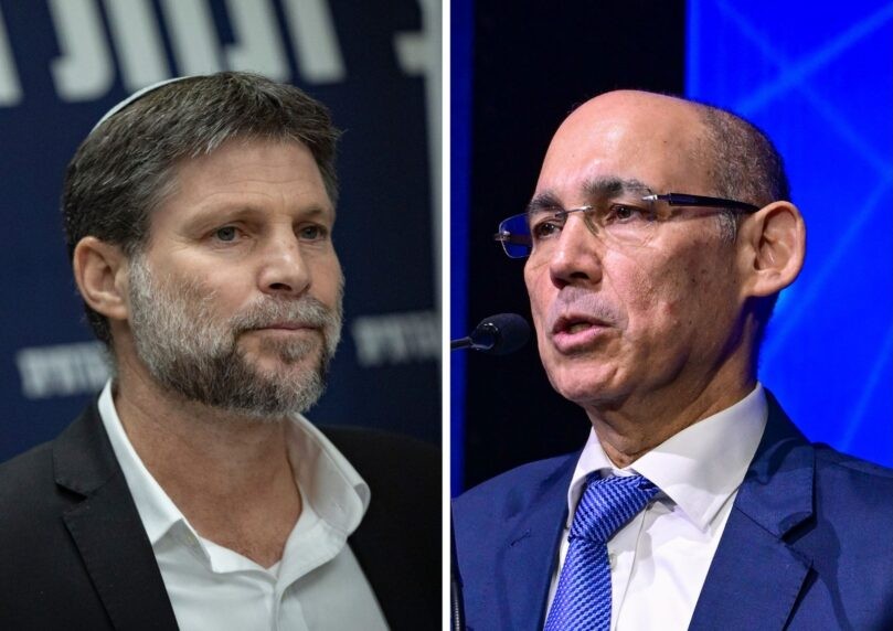 סמוטריץ' פונה לנגיד: "אני מוריד מסים, אתה תוריד את הריבית"