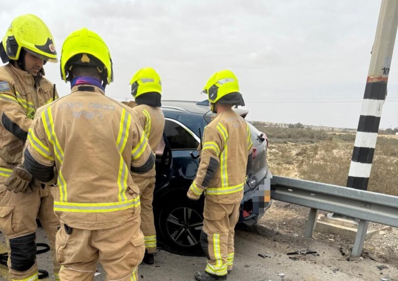 צומת משאבים: לכודה חולצה במצב קשה מתאונת דרכים