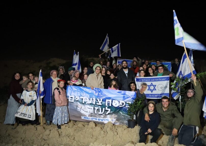 ח"כ סון הר-מלך ומשפחות נחלה בעזה: "כאן ישחקו ילדים יהודים"