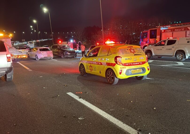 כביש 1 סמוך למחלף חמד נפתח מחדש לתנועה בשני הכיוונים