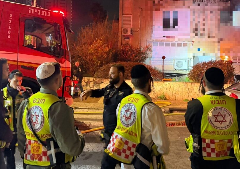 השריפה בנתניה: נקבע מותם של שני הקשישים שנפגעו משאיפת עשן