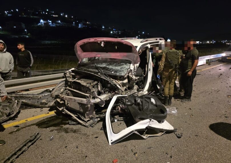 צעירה כבת 20 נפצעה באורח קשה בתאונת דרכים סמוך לעלי