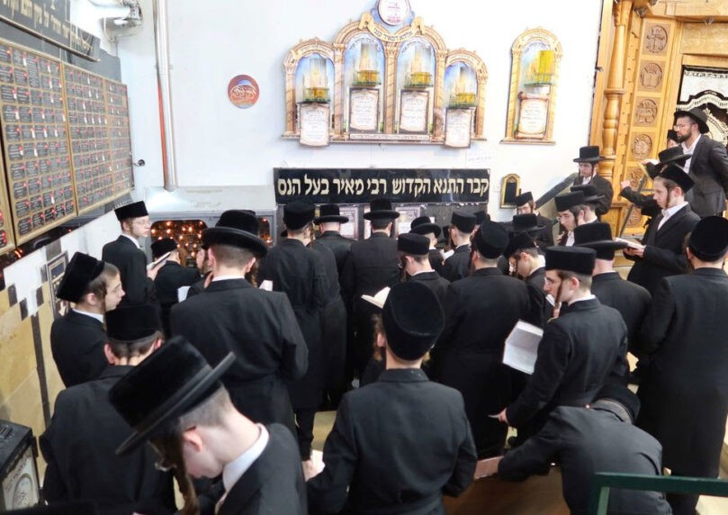 בחורי ויז'ניץ מאשדוד הגיעו ליום של התעלות בטבריה