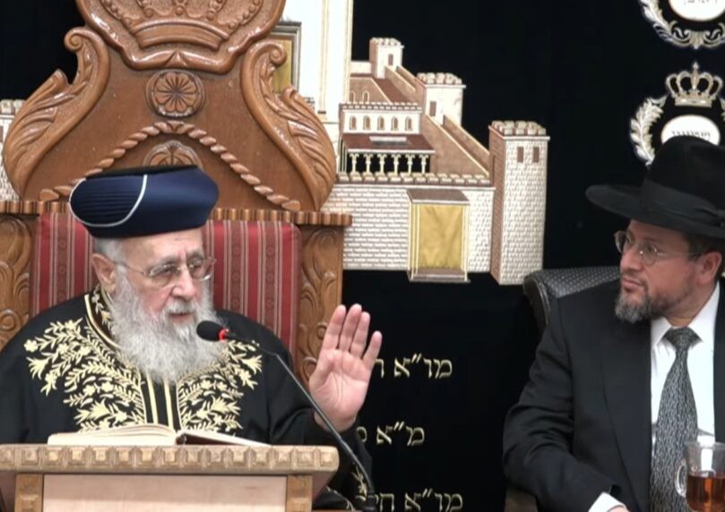 מרן הראש"ל מחבק בחום; בחירת רב העיר תגיע לבג"צ?