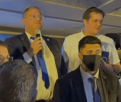 מהומה בכנס באילת: פעילים ניסו לפוצץ נאום של בן גביר | צפו