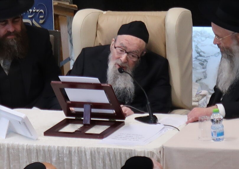 למרות מצבו הרפואי: ראש הישיבה הגיע לחזק את ה'בוגרים'