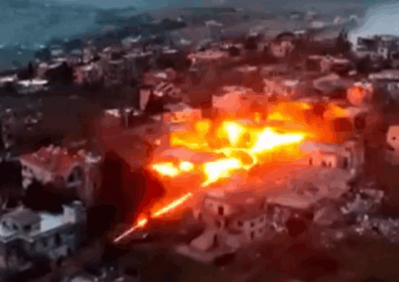 הכל עולה באש: תיעודים מרהיבים מפעילות כוחותינו בלבנון | צפו