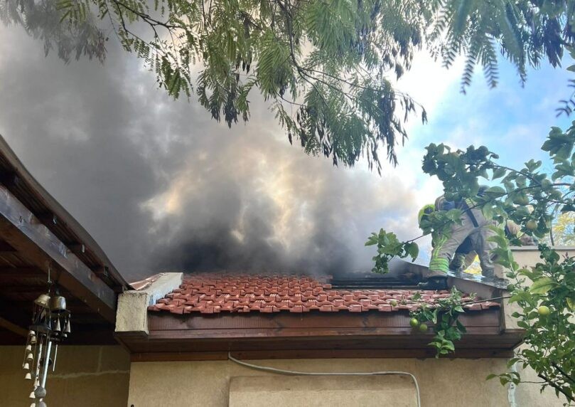 חשד: שברי יירוט מהמטח האיראני גרמו לשריפה בדרום