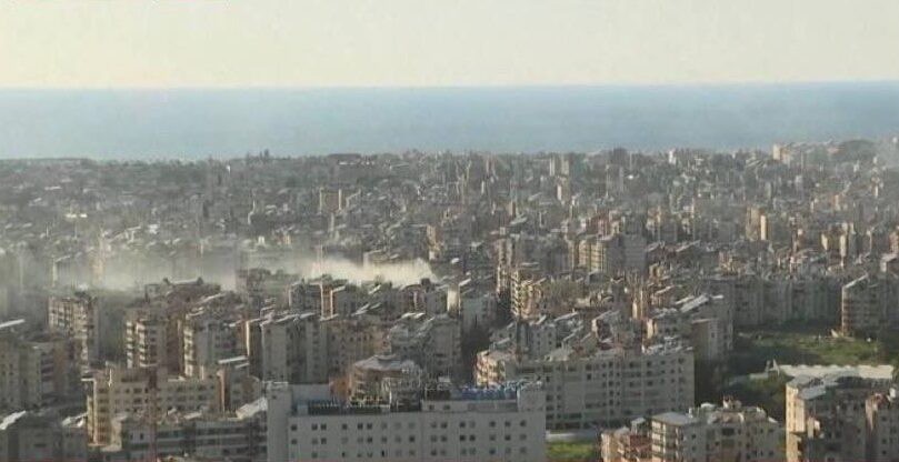 בלבנון מדווחים על תקיפות ברובע הדאחייה בביירות