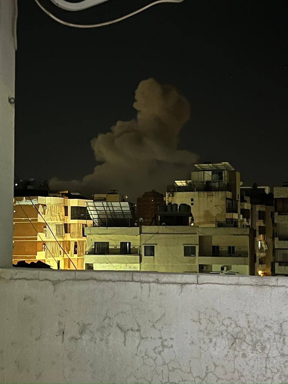 צה"ל תקף לפני זמן קצר תשתית טרור של חיזבאללה בביירות