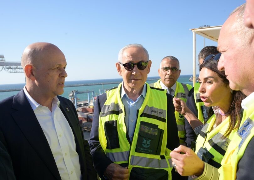 נתניהו ביקר בנמל אשדוד בצל המלחמה: "כלכלת ישראל סופר איתנה"