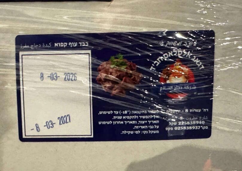 לקראת פסח: סוכל ניסיון הברחת 10 טון בשר מסוכן לישראל
