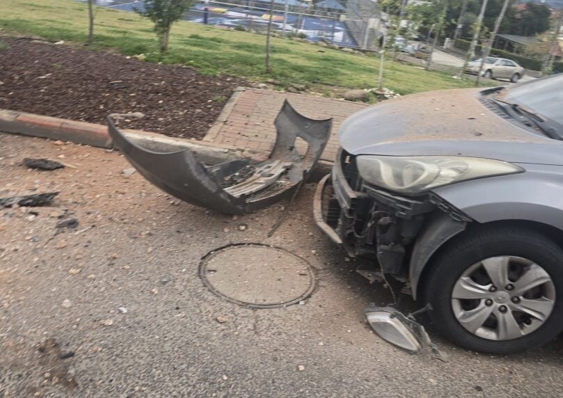 נפילה בדרום עקב שיגור מאיראן; 2 פצועים קל בכרמיאל