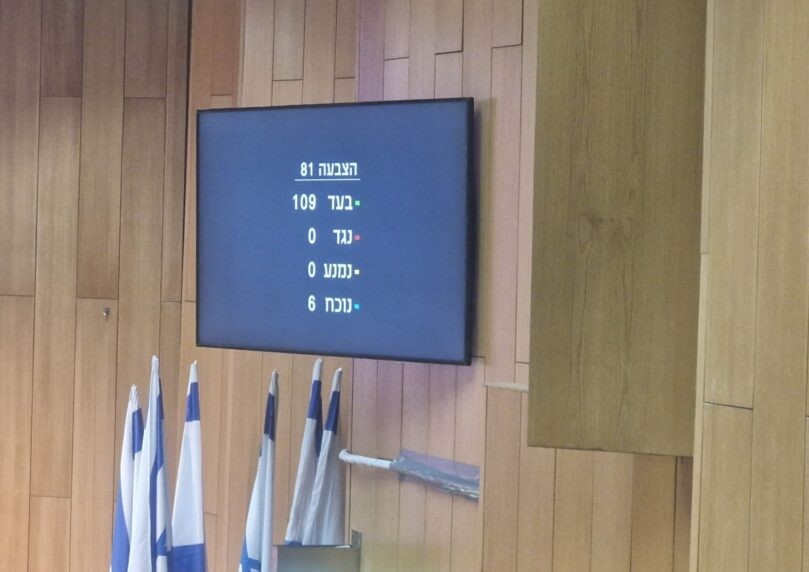 הטרלה במליאה: בלי לשים לב - האופוזיציה תמכה בתוספת לחרדים