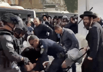 תיעוד חסר תקדים: אלימות משטרתית חסרת רסן כלפי תינוק בעגלה