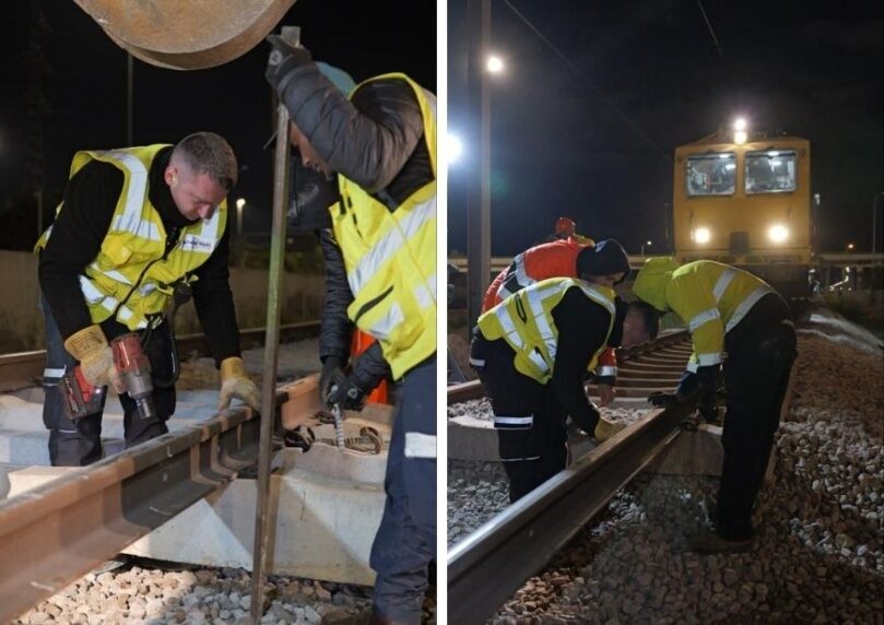 הרכבות חוזרות לשגרה: המסילה שנפגעה מנפל יירוט תוקנה