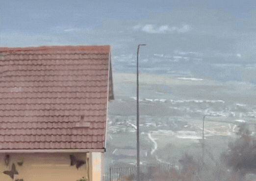 תיעוד דרמטי מצפון הארץ: פגיעה ישירה מול המצלמה