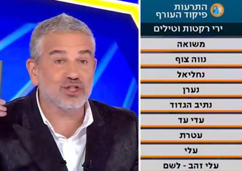 "עירית רוצי!": האזעקות תפסו את 'הפטריוטים' בשידור חי