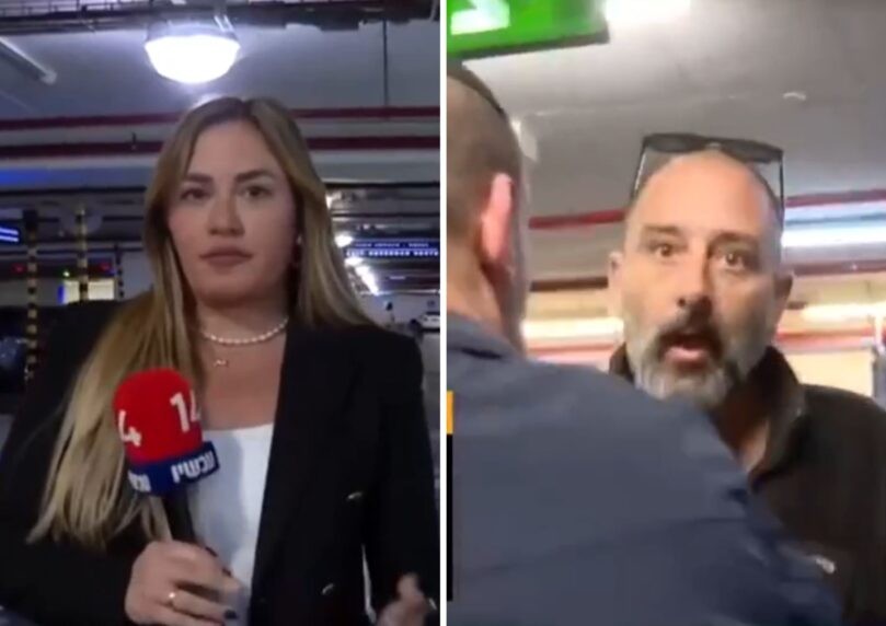 תקיפת צוות חדשות 14: תושב תל אביב עוכב לחקירה