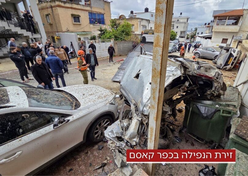 בוקר של אש: פצועים מפגיעת טיל במרכז, ילדה במצב קשה בצפת