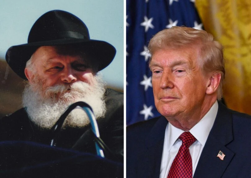 "מנהיג משפיע": טראמפ במחווה יוצאת דופן לרבי מליובאוויטש