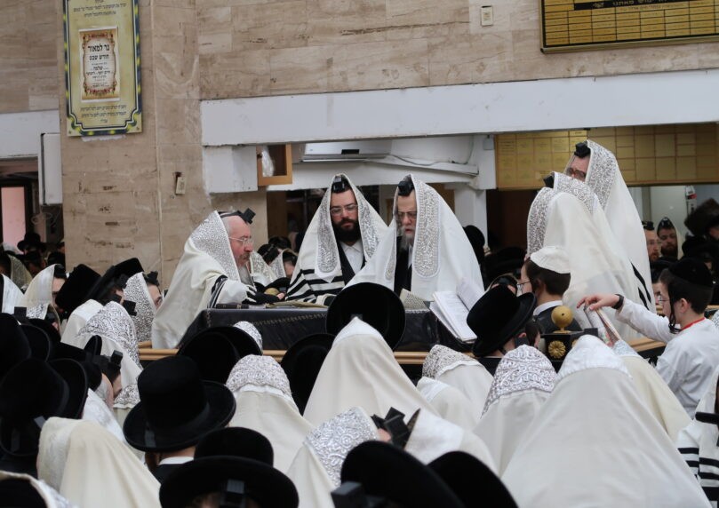 סערט ויז'ניץ: שלוש אזעקות וקריאת מגילה נדירה