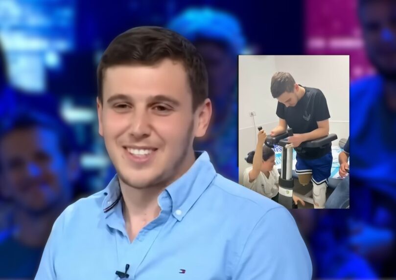 הלוחם ארי שפיץ שאיבד את ידו ורגליו ברצועה נבחר להשיא משואה