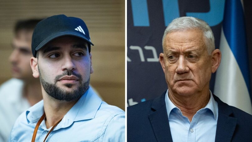 מרדכי דוד, בני גנץ | צילום: חיים גולדברג, יונתן זינדל, פלאש 90
