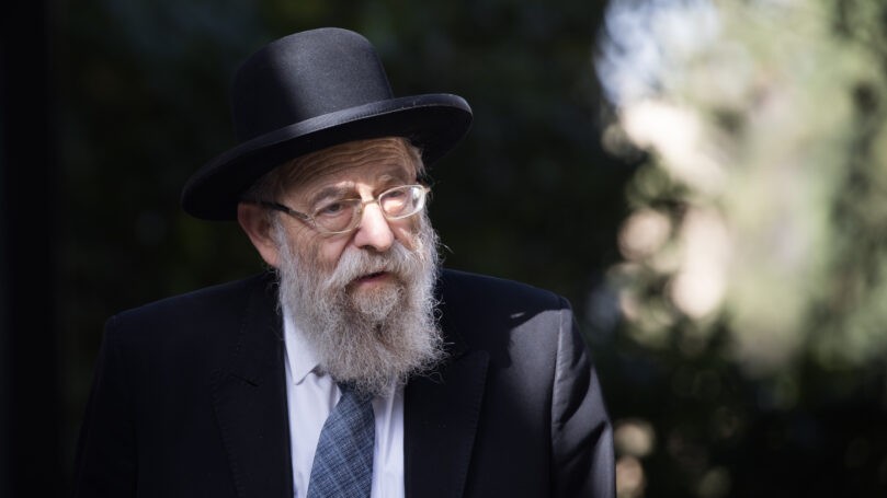 רבה הראשי של ירושלים, הרב אריה שטרן, הלך לעולמו בגיל 81