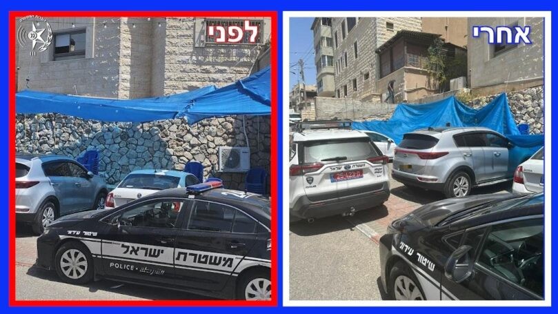השתחרר אחרי הרשעה בקשר עם חמאס: הסוכה שהוקמה לכבודו פורקה