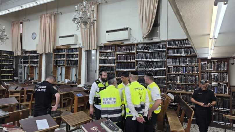 נקבע מותו של הגבר שנפצע קשה מדקירה בבית כנסת בבני ברק