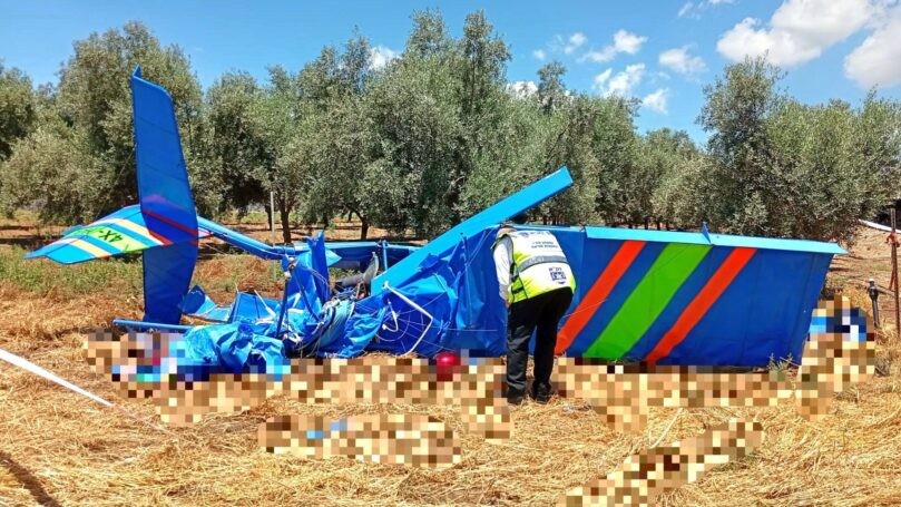 נקבע מותם של שני הפצועים בהתרסקות המטוס בצפון