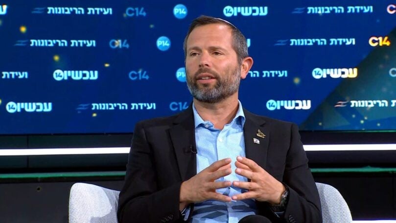ישראל גנץ: ריבונות בכל יו"ש תמנע הקמת מדינת טרור