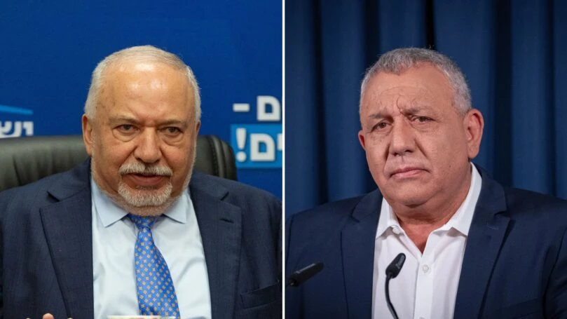 מכין את הקרקע: ליברמן שולל את מועמדות איזנקוט לראשות הממשלה