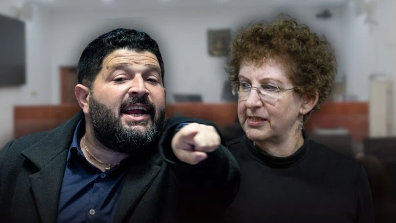 אלמוג כהן והשופטת פרידמן-פלדמן התעמתו, האבטחה התערבה