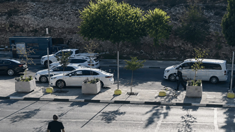 ערבי מיו"ש נמלט ברכב גנוב - ונורה לאחר שניסה לדרוס שוטרים