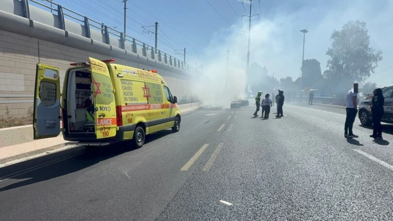 נקבע מותו של הפצוע האנוש בפיצוץ הרכב בנתיבי איילון